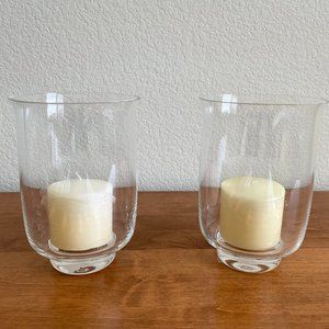 New Crate & Barrel Hurricanes & Candles